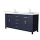Option Dark Blue / Giotto Quartz Top / Brushed Nickel
