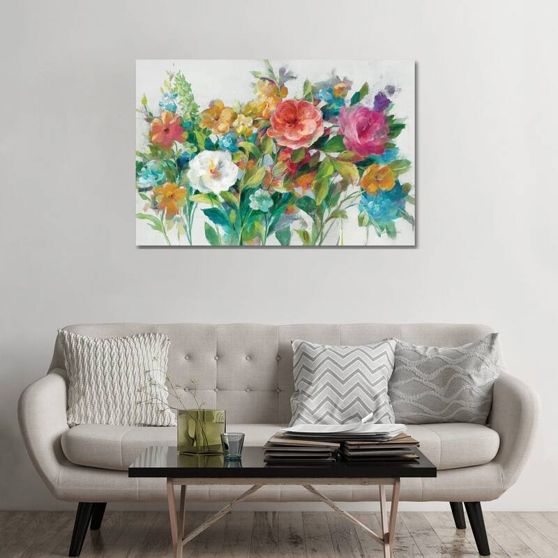 iCanvas "Country Florals Neutral" by Danhui Nai Canvas Print - 32x48x1.5