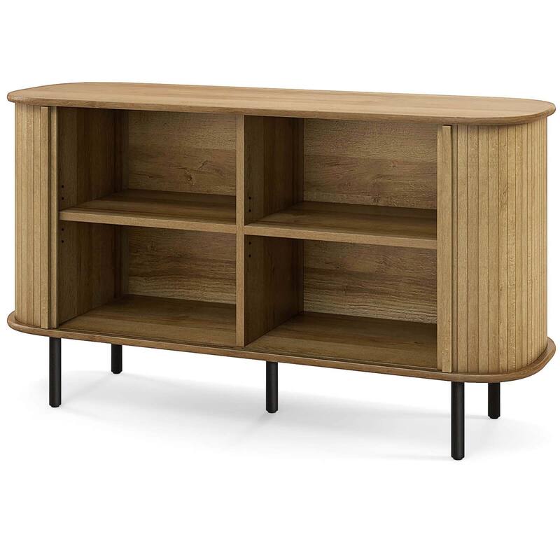 Costway 47" Sideboard Buffet Cabinet with Sliding Tambour Doors - See Details