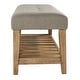 preview thumbnail 6 of 14, Cabellero Upholstered Accent Bench