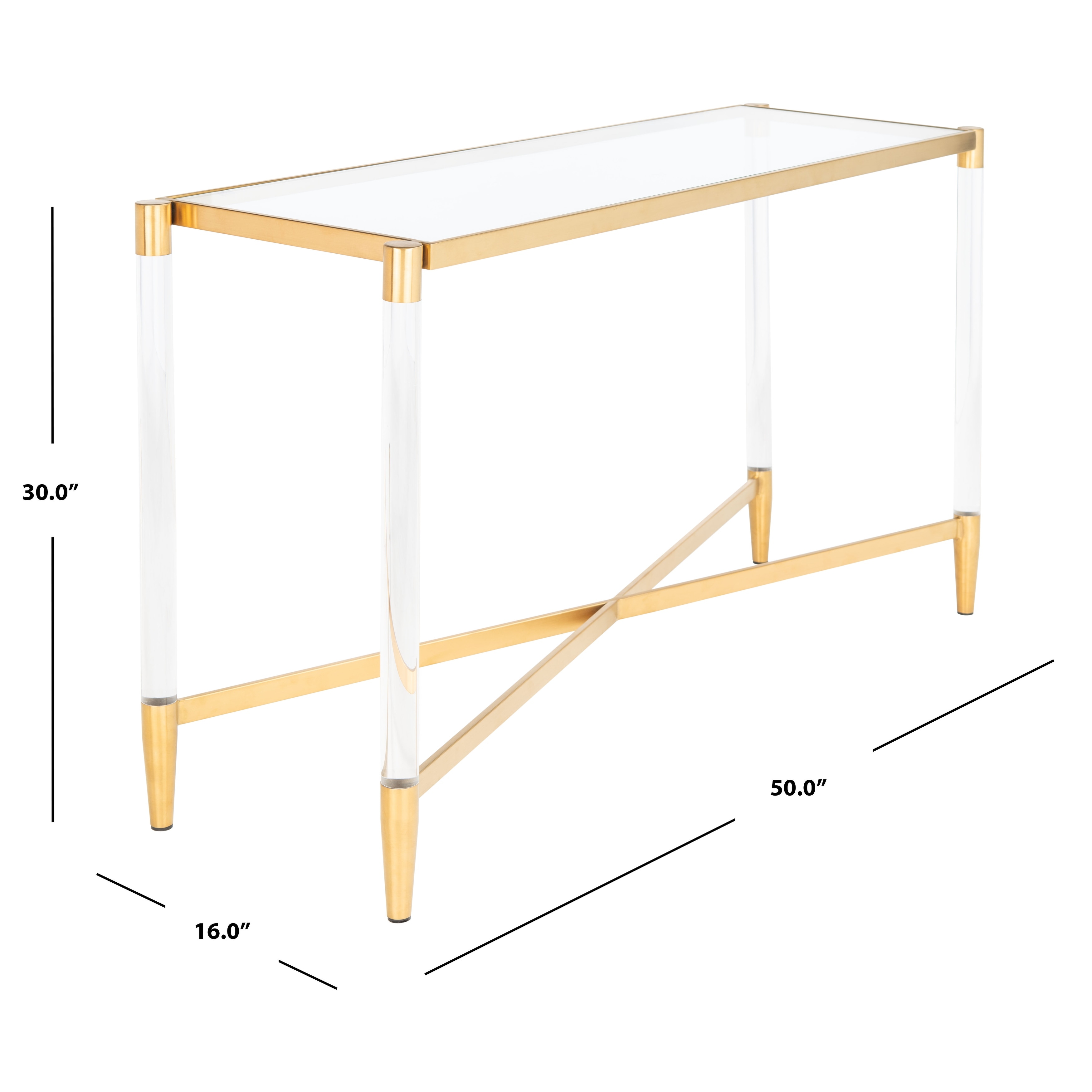 Safavieh acrylic discount console table