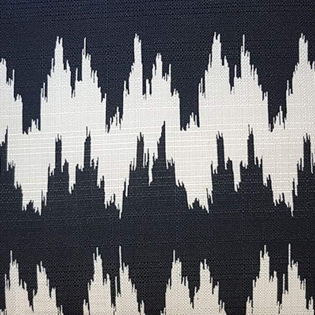 Ikat Stripes Throw Pillow