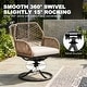 preview thumbnail 25 of 71, Nuu Garden Rattan Metal Patio Dining Set with Umbrella Hole, Zippered Cushions