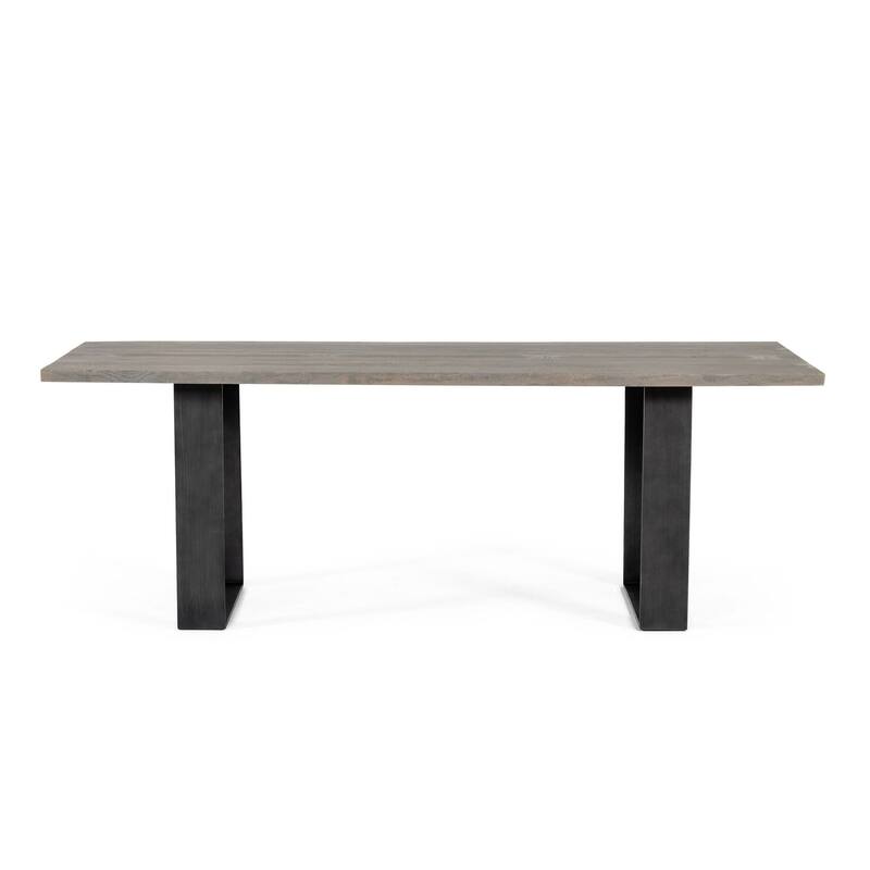 Modrest Murphy Modern Grey Aged Oak Dining Table