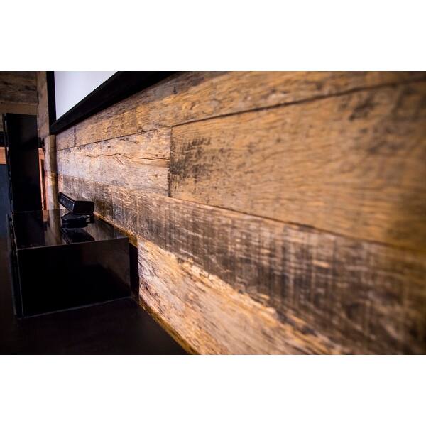 Shop Reclaimed Wood Wall Paneling Skip Planed Wire Brushed 10 Square Feet 10 Square Feet On Sale Overstock 32140308
