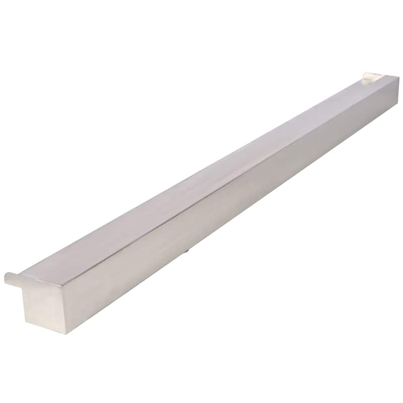 Pool Fountain, Spillway for Swimming Pool Decoration Sheer Descent, Waterfall Fountain, Stainless Steel 59"