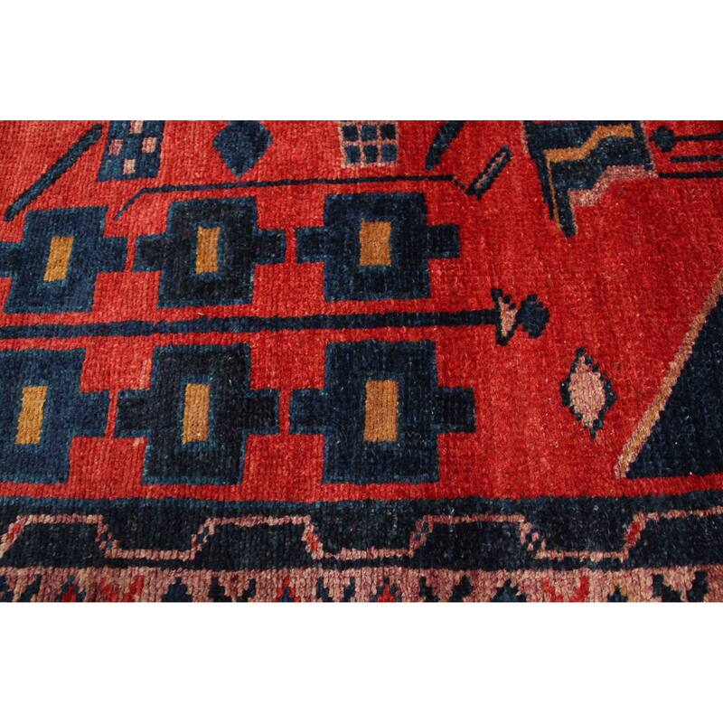 ECARPETGALLERY Hand-knotted Konya Anatolian Red Wool Rug - 4'3 x 7'9