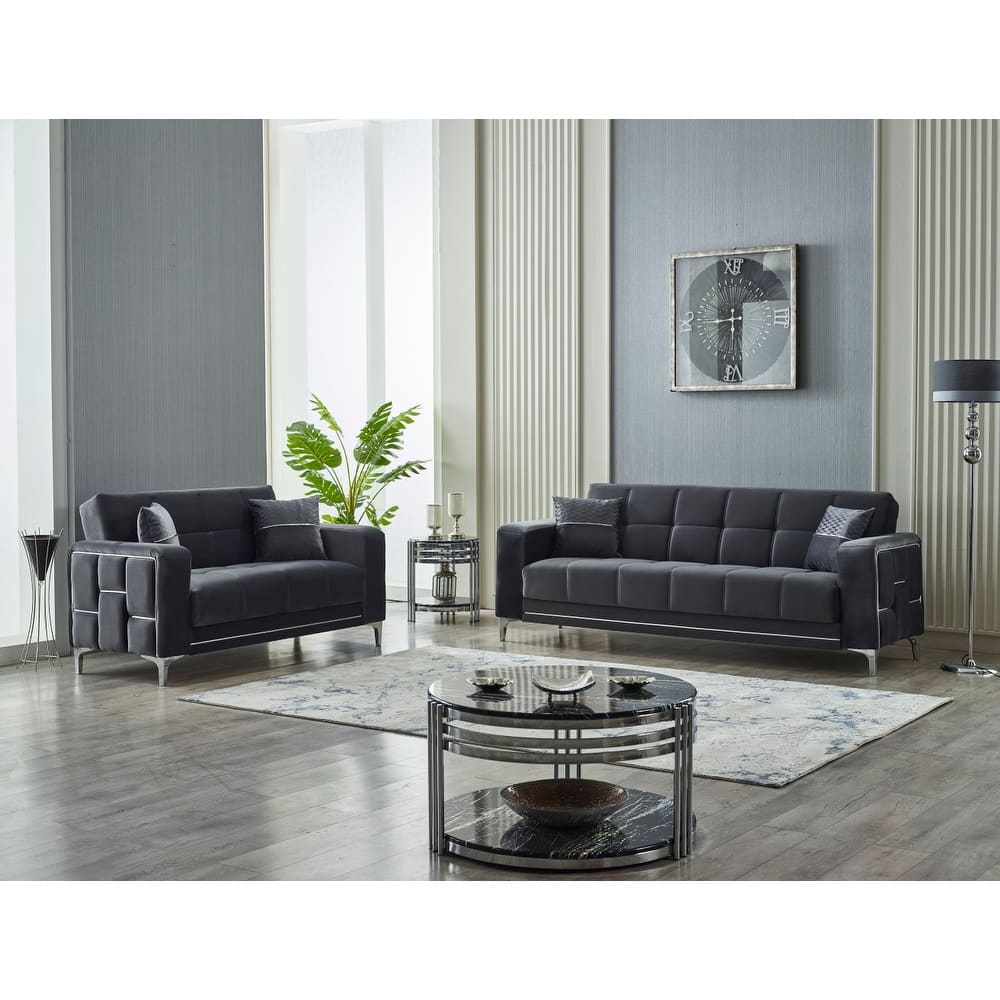 Arnavutluk 2-Pieces Comfortable Sleeper Modern One Sofa One Loveseat Living Room Set
