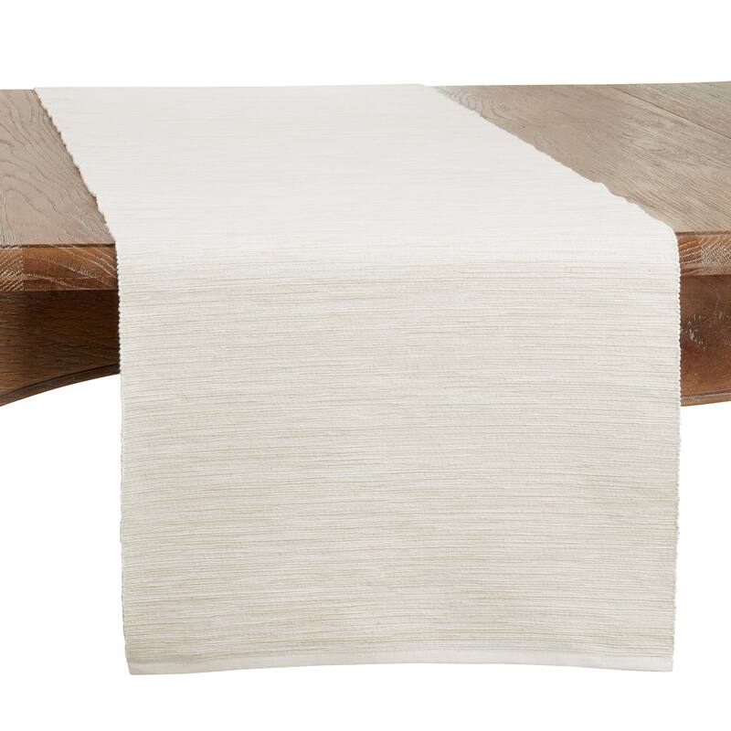 Table Runner With Classic Design - 16"x72" - Natural
