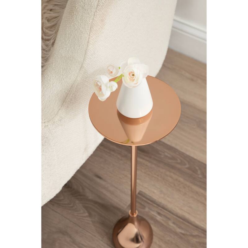 Kate and Laurel Hersi Metal Drink Table