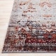 preview thumbnail 3 of 6, Emery Red & Grey Faded Vintage Medallion Area Rug - 7'10" x 10'6"
