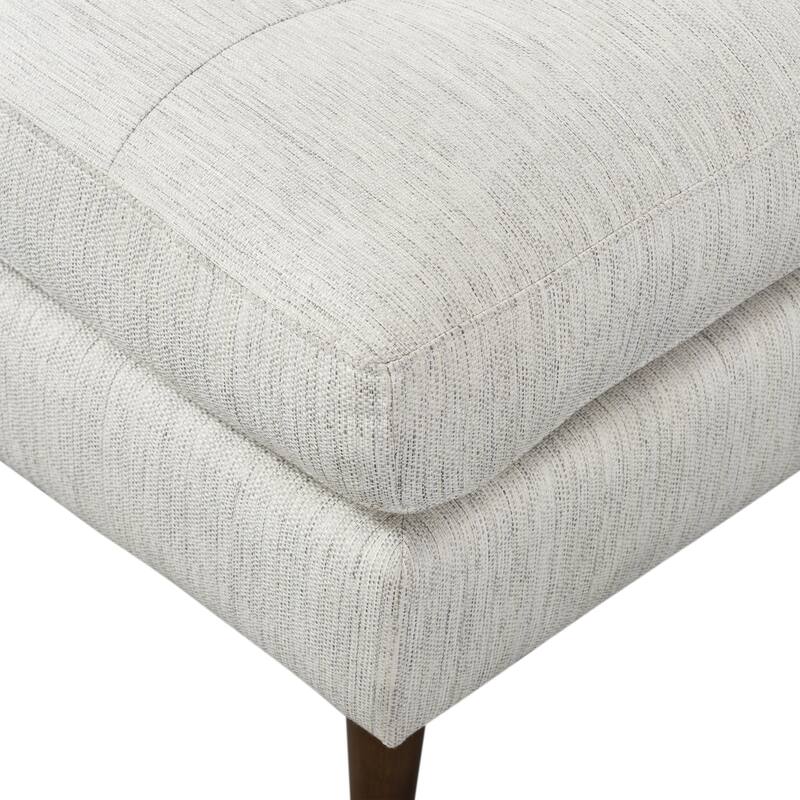 Poly & Bark Napa Velvet Fabric Ottoman