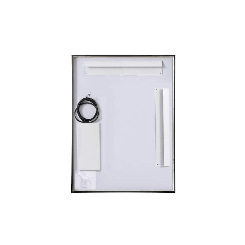 Indigo Home 27x36 inch LED mirror with adjustable color temperature