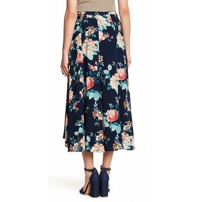 petite floral maxi skirt