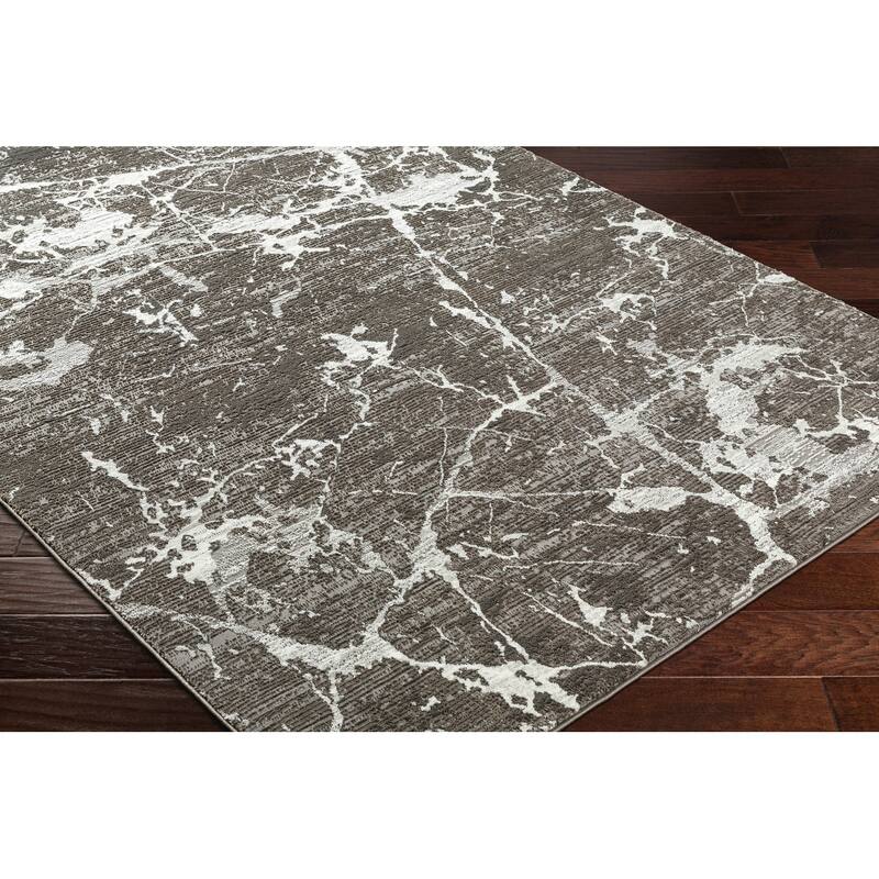 Livabliss Alder Machine Washable Abstract Area Rug