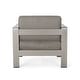 preview thumbnail 12 of 41, Christopher Knight Home Cape Coral Outdoor Aluminum Club Chair with Optional Sunbrella Cushions