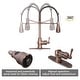 preview thumbnail 6 of 26, Copper Pre-Rinse Spring Kitchen Faucet Single Level Handle and Pull Down Sprayer