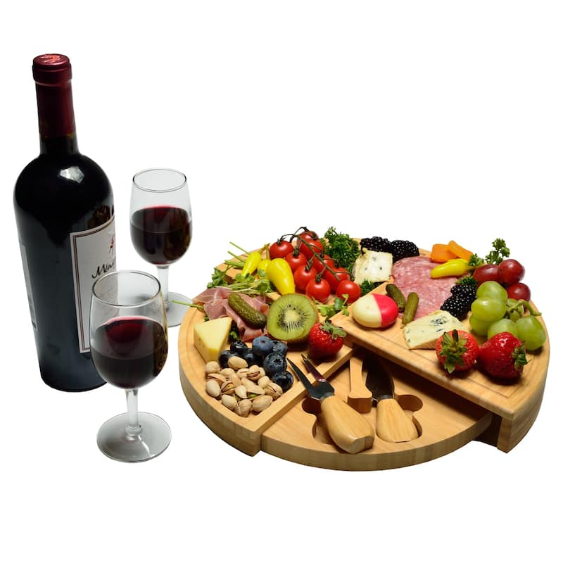 NCAA Clemson Tigers Bamboo Cheese & Charcuterie Board