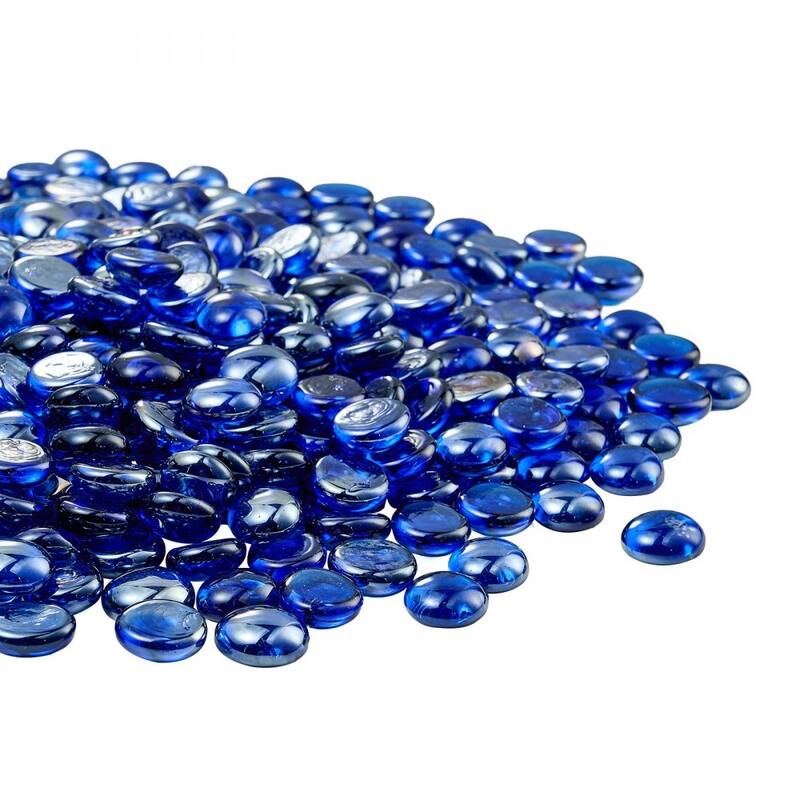Cobalt Blue Fireproof Glass Blocks Heat Resistant for Pits - 3/4 inch