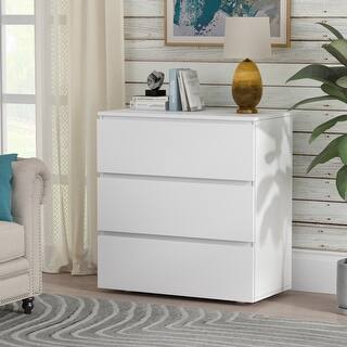 FUFU&GAGA 3-Drawer Dresser Can Be Used As Nightstand