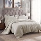 preview thumbnail 68 of 89, Superior Egyptian Cotton 300 Thread Count Solid Duvet Cover Set Light Grey - Twin