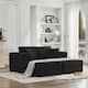 Option Black Double Chaise