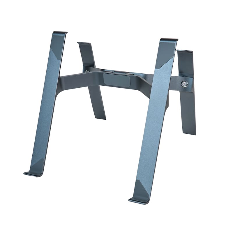 Adjustable Aluminum Laptop Stand Laptop Cart With Stable X-Frame For Home/Office Desk