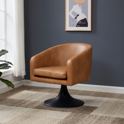 SAFAVIEH Couture Gonzalez Pedestal Chair - 27.6" W x 29.7" L x 31.9" H