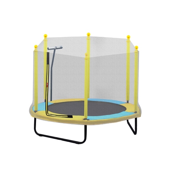 Toddler trampoline with net deals