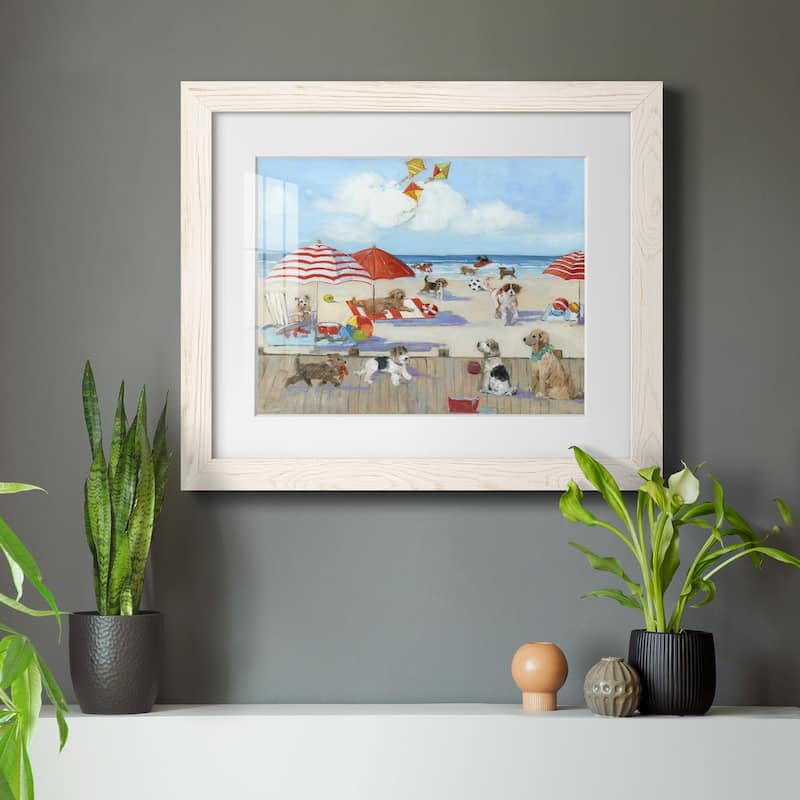 Beach Bark Park II-Premium Framed Print - Ready to Hang