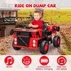 preview thumbnail 15 of 22, 12V Ride On Dump Truck for Kids with Remote Control