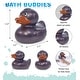 preview thumbnail 2 of 5, DolliBu Metallic Purple Duck Bath Buddy Squirter For Toddlers - 2.7Lx2.2Wx2.3H inches