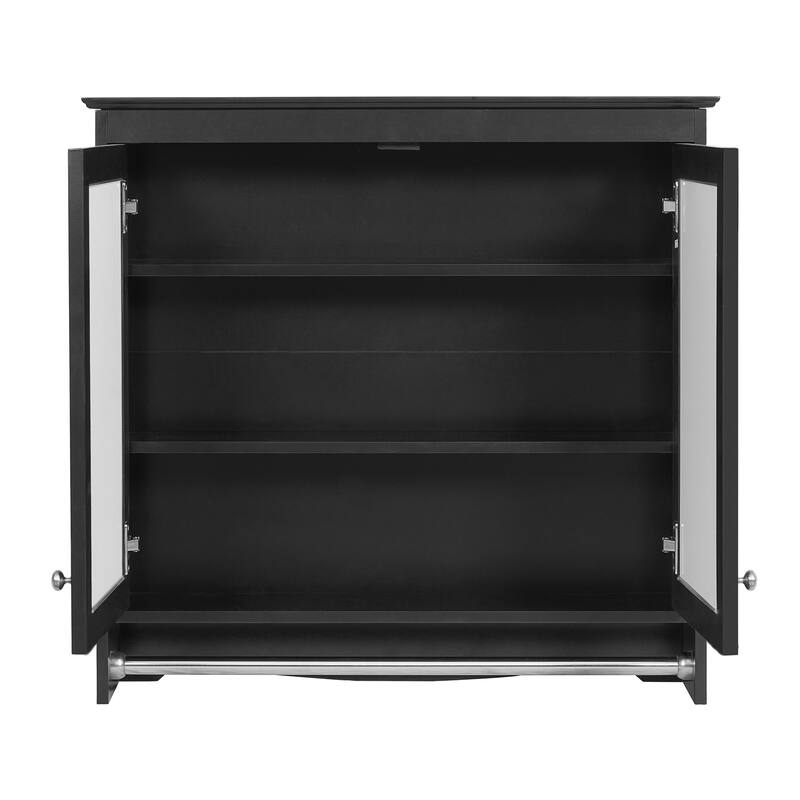 3-in-1 Bathroom Mirror Cabinet, 30"Wall Mounted Medicine Cabinet with Adjustable Shelves & Soft Close Doors