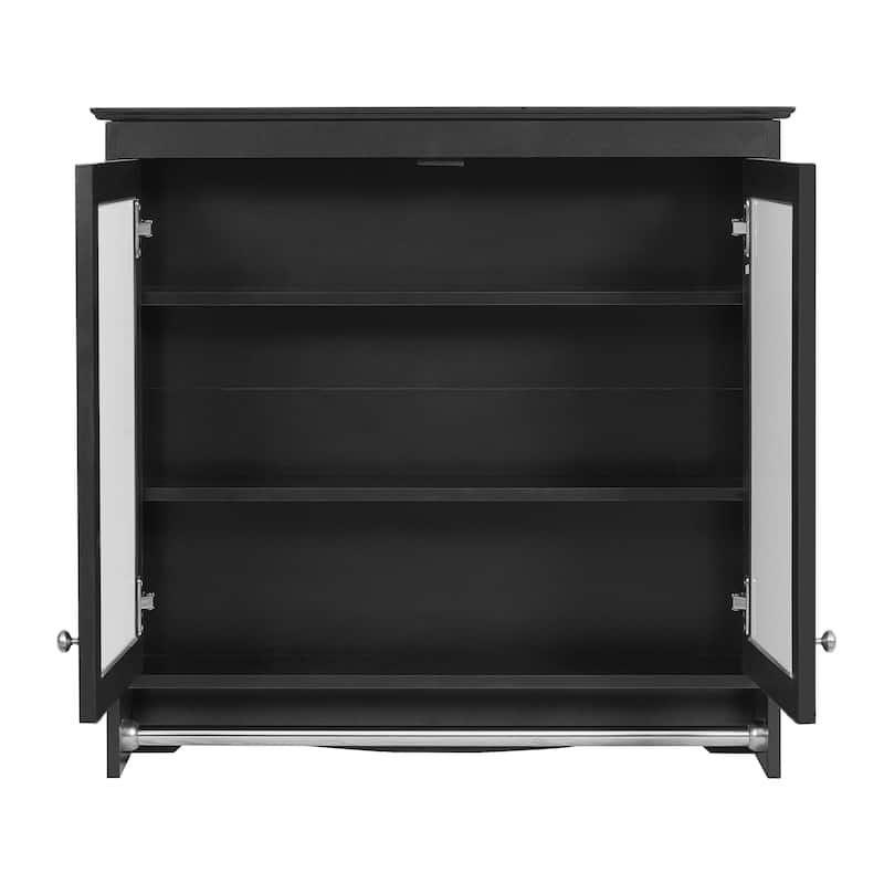 30" 3-in-1 Bathroom Mirror Medicine Cabinet - Wall Mounted with Adjustable Shelves, Soft Close Doors & High-Define Mirror