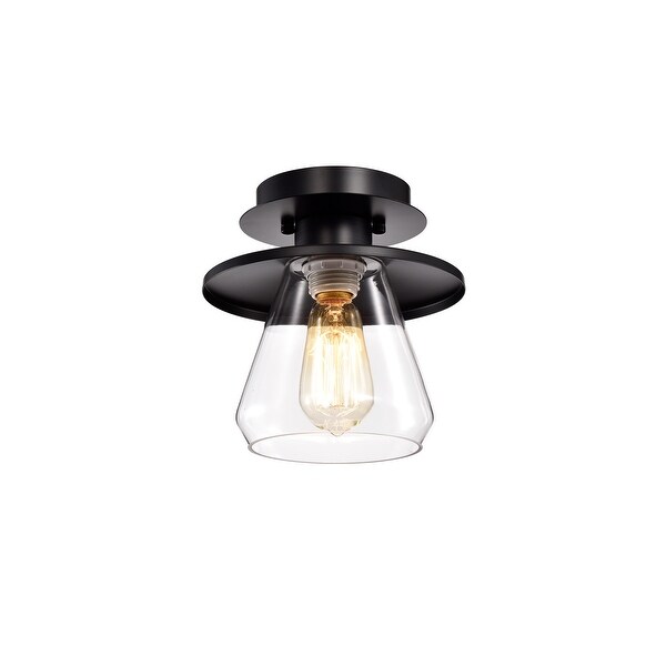 Merwin 1 light matte black outlet