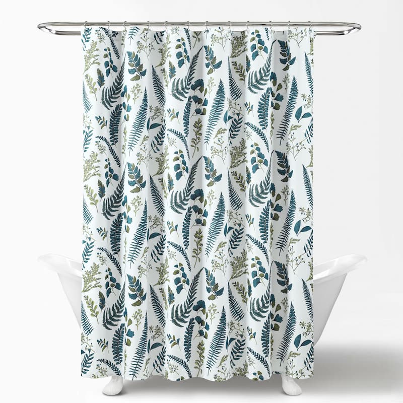 Lush Decor Devonia Allover Shower Curtain