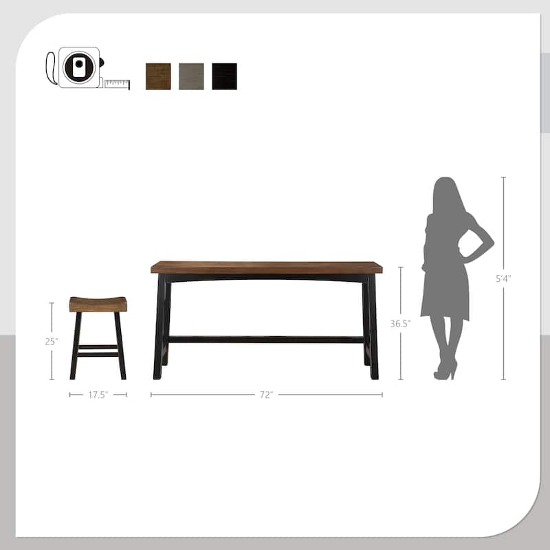 Fremont & Park Brigham 4-piece Counter Height Dining Set