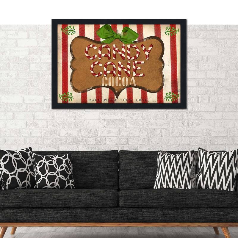 "Candy Cane Cocoa" by Jodi Print on Acrylic