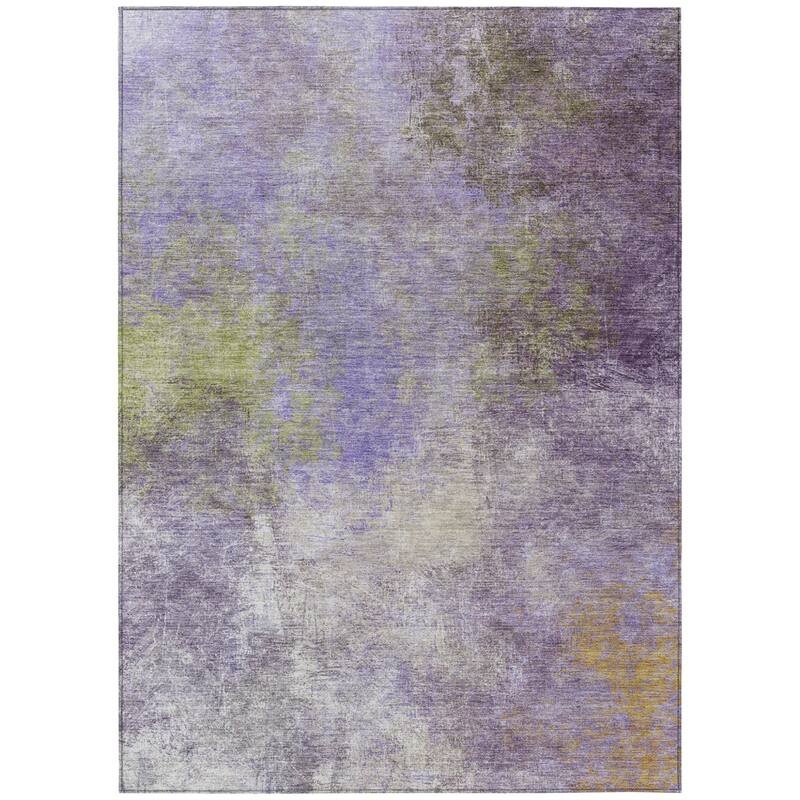 HomeRoots Abstract Transitional Rectangle Outdoor Rug