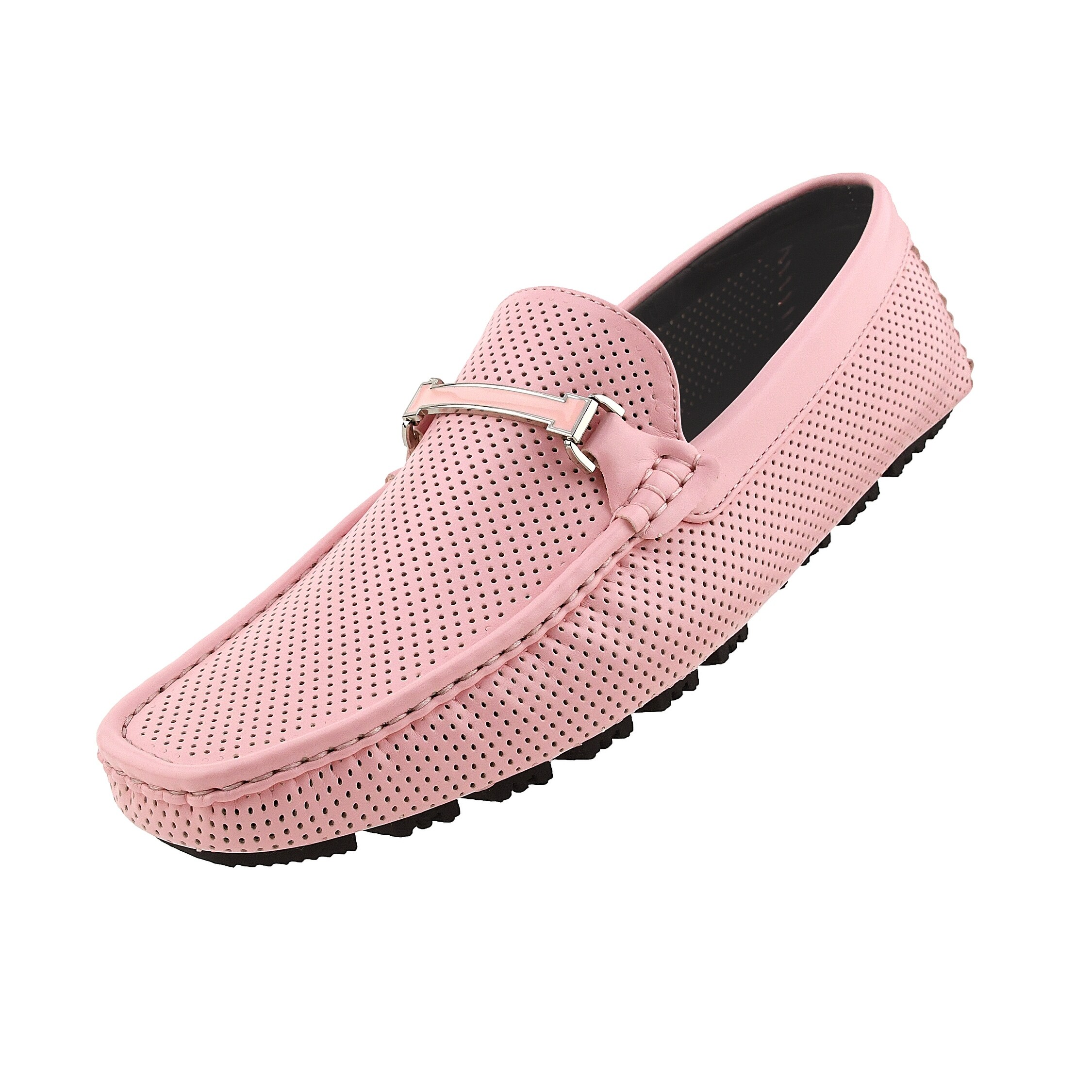 mens pink driving shoes