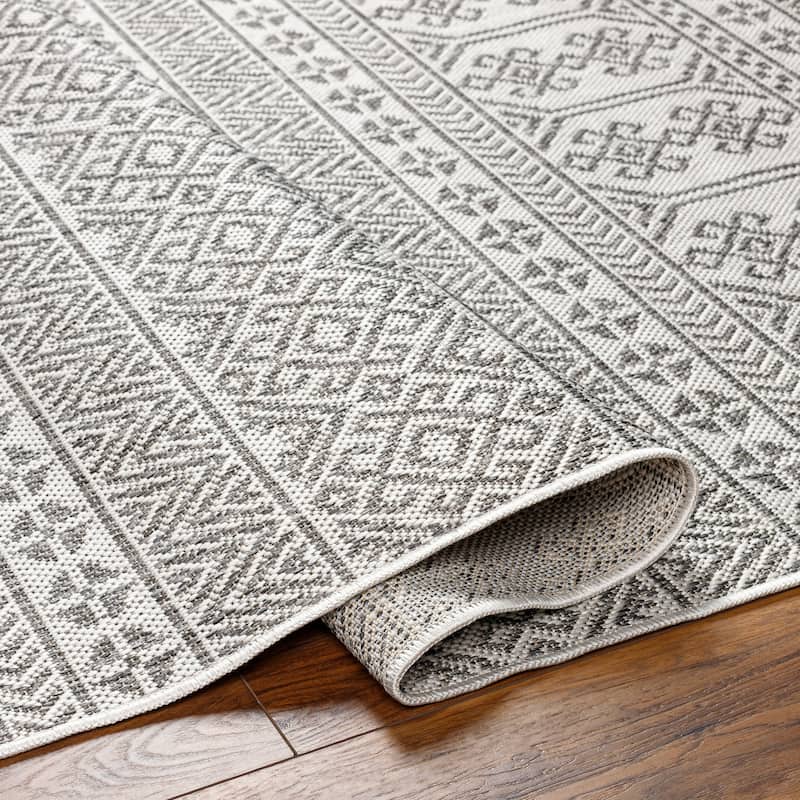 Livabliss Caribe Indoor/ Outdoor Global Stripe Area Rug