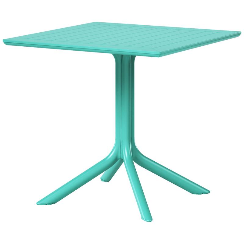 Frond and Form 31.5 Inch Outdoor Square Dining Table