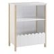 preview thumbnail 3 of 4, Kellom White Bookcase with Storage