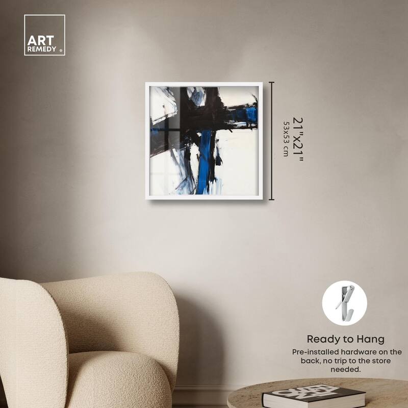 Blue Streak I Shadowbox by Art Remedy