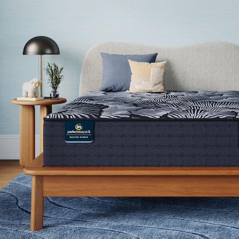 Serta Perfect Sleeper X Excelled 14.25" Hybrid Plush Mattress Set