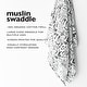 preview thumbnail 4 of 3, Wee Gallery Muslin Swaddle Blanket - Nordic