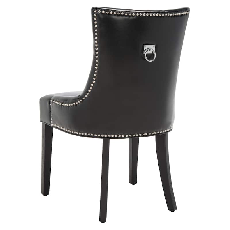SAFAVIEH Chelsey Grey Ring Dining Chair (Set of 2) - 22" x 25.6" x 36.4" - 22"W x 25"D x 36"H