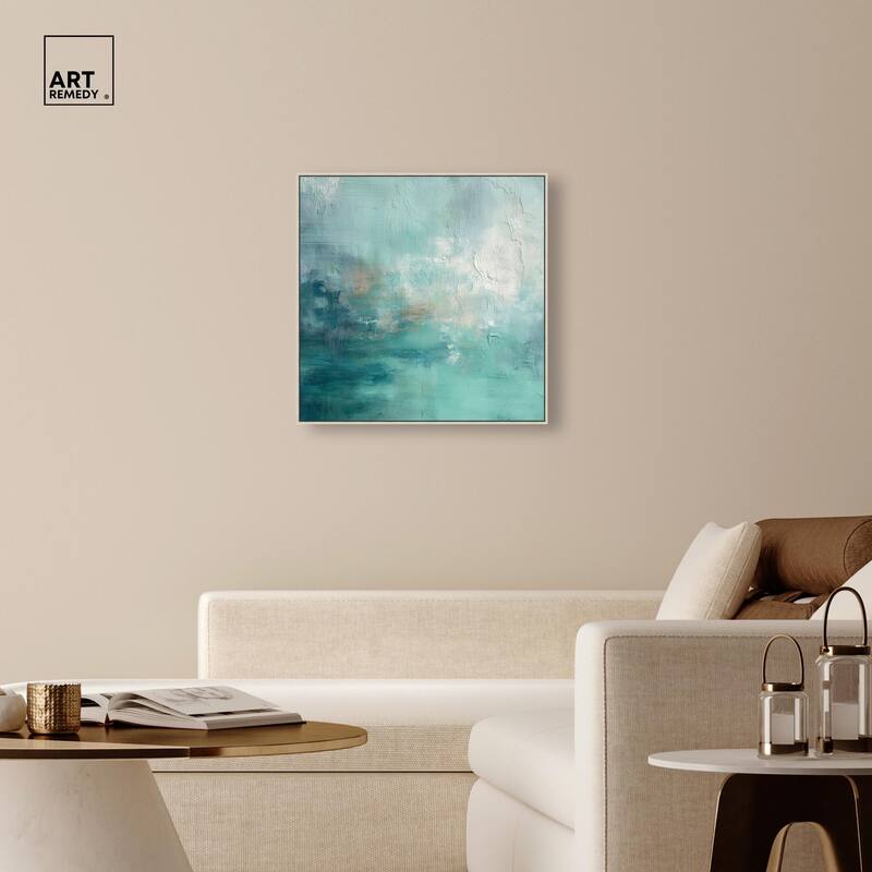 Green Blue I Canvas by Art Remedy