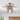 Bernice 4-Light Antique Black Finish Sputnik Natural Wood Flush Mount - Antique Black