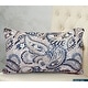 preview thumbnail 29 of 72, Premium Indoor/Outdoor Throw Pillows with Inserts for Patio Furniture, Chairs, and Indoor Décor |18''X18'' | 12''X20'' BLUE/BEIGE 12X20